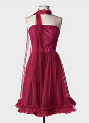 Robe courte rouge FASHION NEW YORK pour femme seconde vue