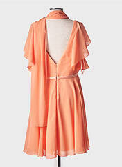 Robe mi-longue orange FASHION NEW YORK pour femme seconde vue
