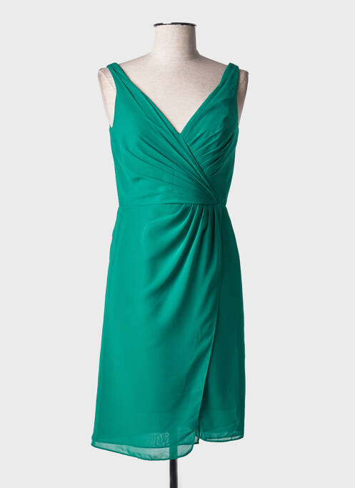 Robe courte sans manche sans manche vert MARIAGE femme