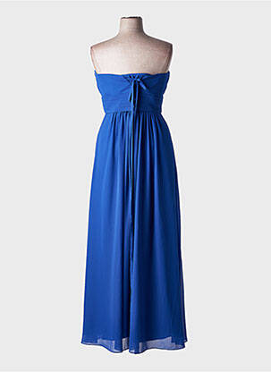 Robe longue sans manche sans manche bleu FASHION NEW YORK femme