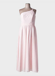 Robe longue tissage crêpe sans manche rose MARIAGE femme