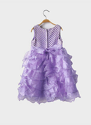 Robe mi-longue sans manche sans manche violet R FRAMBOISE fille