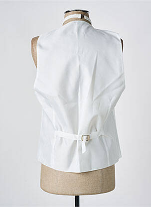 Gilet sans manche effet matière satinée beige ADIMO homme
