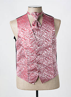 Gilet sans manche effet matière satinée violet DANISSIMO homme