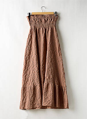 Robe longue tissage crêpe sans manche rose CUPSHE femme