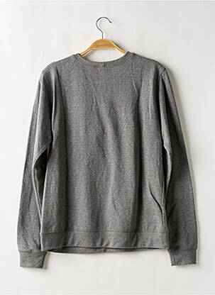 Sweat-shirt broderie manches longues gris LOCHER'S femme
