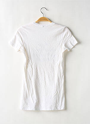 T-shirt coupe cintrée manches courtes blanc THE BEE & THE FOX femme