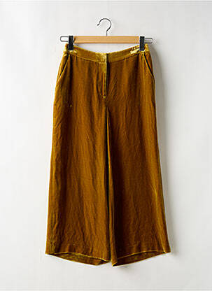 Pantalon 7/8 taille haute taille haute jaune BODEN femme