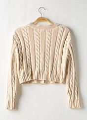 Gilet manches longues beige MONKI pour femme seconde vue