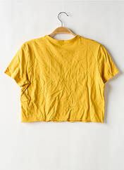 T-shirt jaune ZARA TRAFALUC pour femme seconde vue