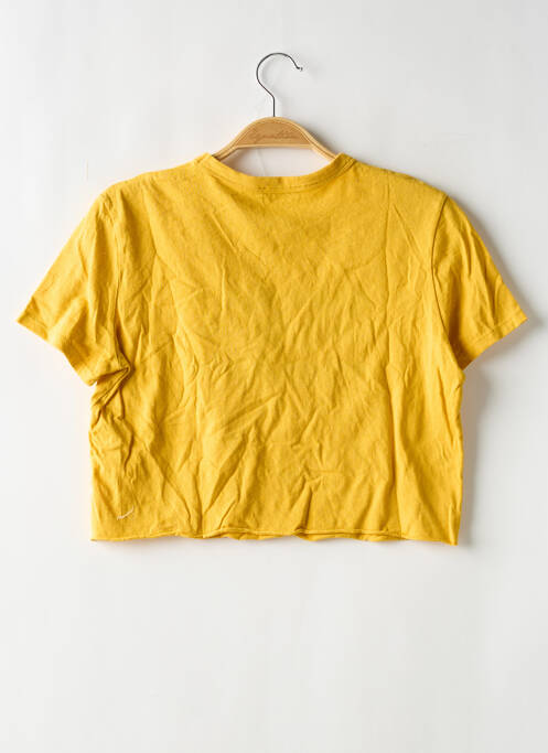 T-shirt imprimé fantaisie manches courtes jaune ZARA femme