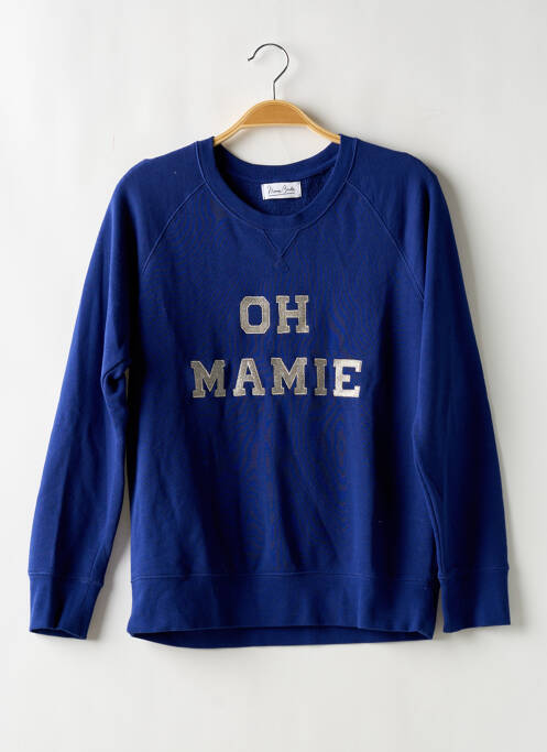 Sweat-shirt bleu MAMIE BOUDE pour femme