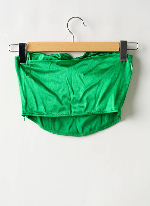 Top vert ZARA pour femme