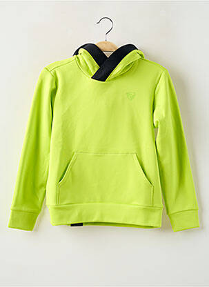 Sweat-shirt à capuche poches manches longues vert ZIENER garcon