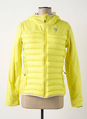 Doudoune poches a capuche jaune ZIENER femme