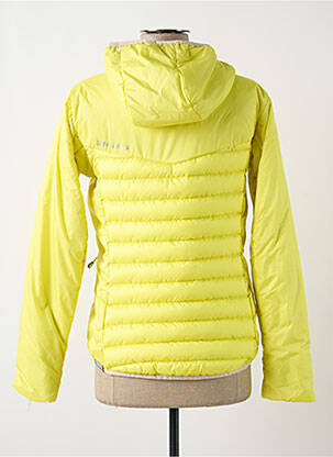 Doudoune poches a capuche jaune ZIENER femme