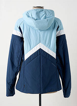 Doudoune manches longues a capuche bleu ZIENER femme