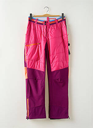 Pantalon droit taille élastique taille normale rose ZIENER femme