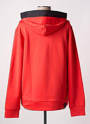 Sweat-shirt à capuche stretch manches longues rouge ZIENER femme