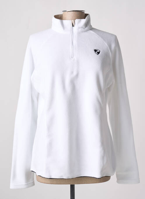 Sweat-shirt blanc ZIENER pour femme