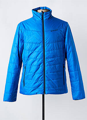 Doudoune manches longues sans capuche bleu ZIENER homme