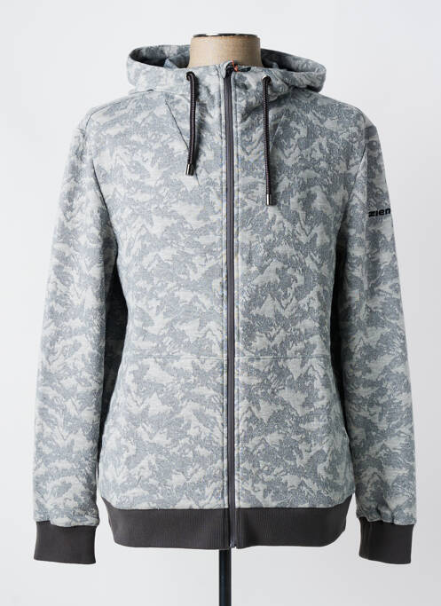 Veste casual poches gris ZIENER homme