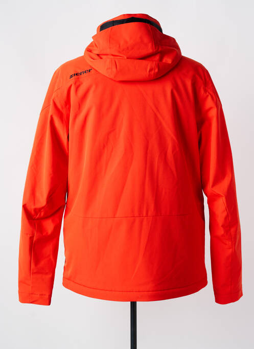 Parka orange ZIENER pour homme