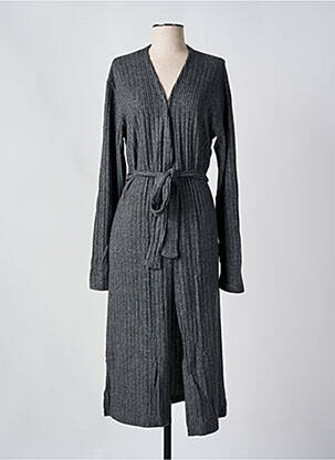 Gilet manches longues coupe cintrée gris SHEEGO femme