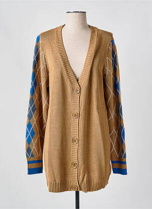 Gilet manches longues stretch marron SHEEGO femme