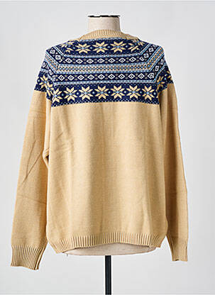 Gilet manches longues resserrée sur le bas beige SHEEGO femme
