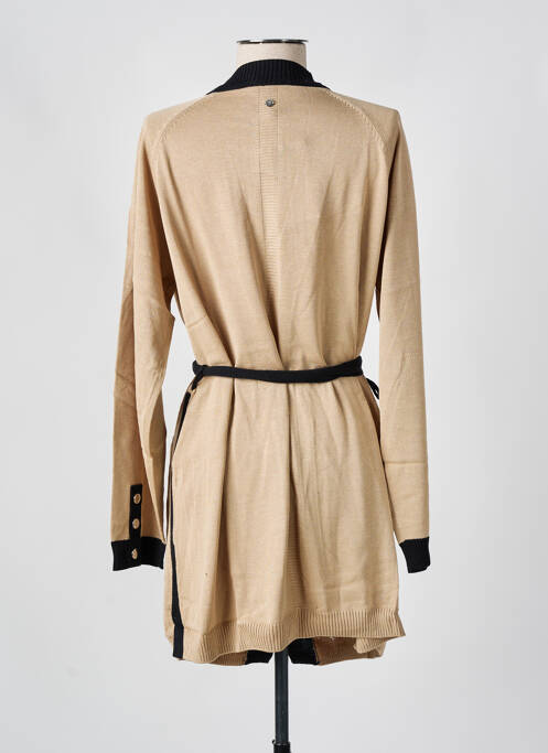 Gilet manches longues beige SHEEGO femme