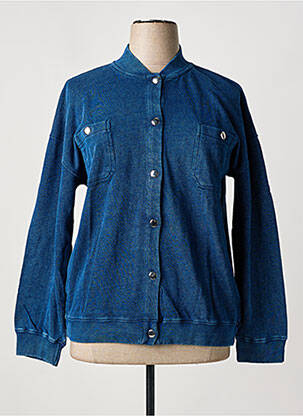 Veste casual poches bleu SHEEGO femme