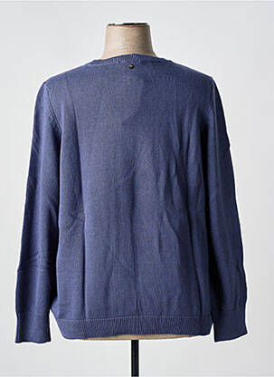 Pull stretch manches longues bleu SHEEGO femme
