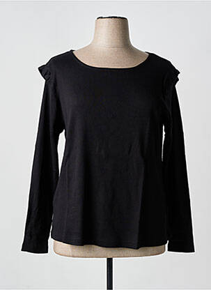 T-shirt manches longues manches longues noir SHEEGO femme