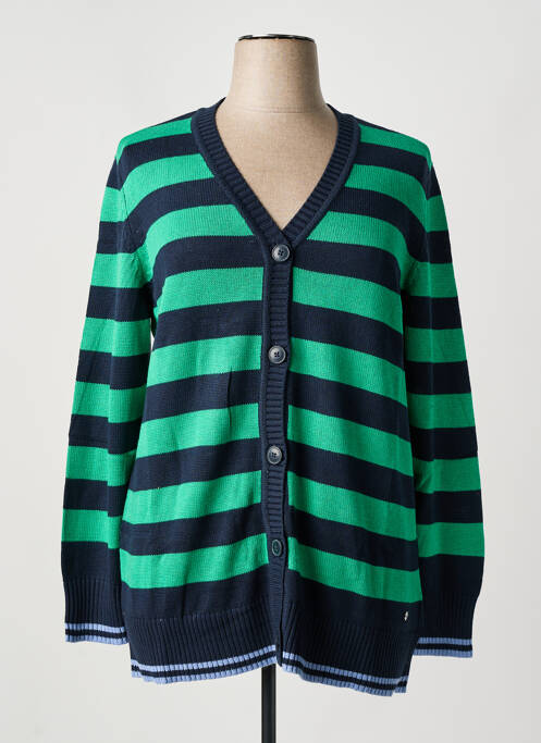 Gilet manches longues vert SHEEGO femme