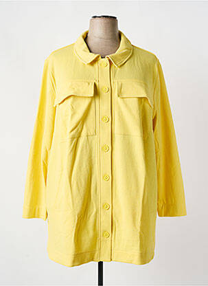 Veste casual coupe droite jaune SHEEGO femme