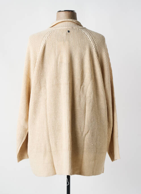 Gilet manches longues beige SHEEGO femme