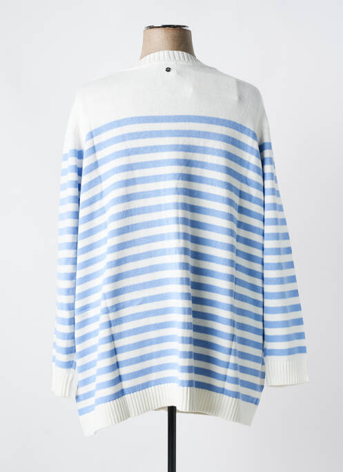 Gilet manches longues bleu SHEEGO femme