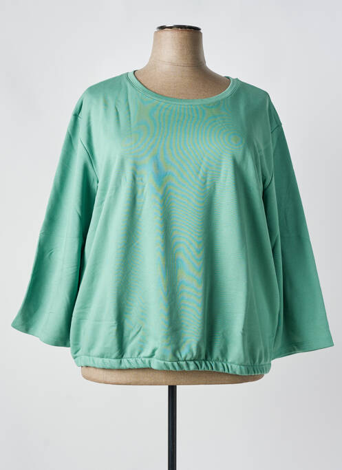 Sweat-shirt vert SHEEGO pour femme