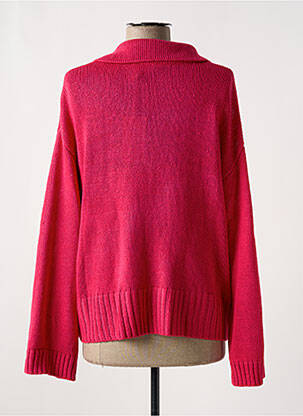 Pull stretch manches longues rose GRACE & MILA femme