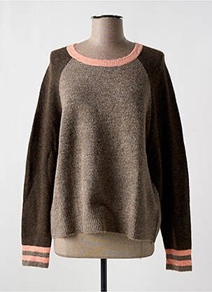 Pull marron DIPLODOCUS pour femme