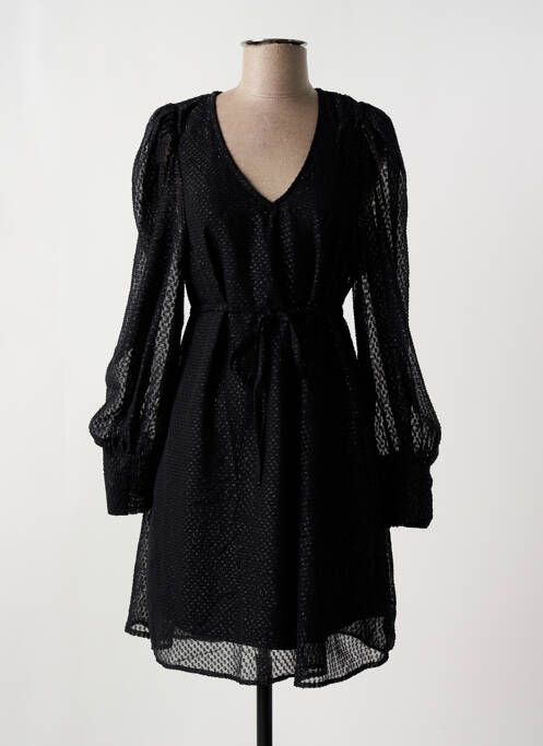 Robe courte noir ICHI pour femme