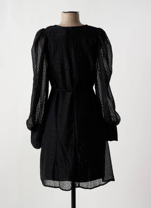 Robe courte noir ICHI pour femme