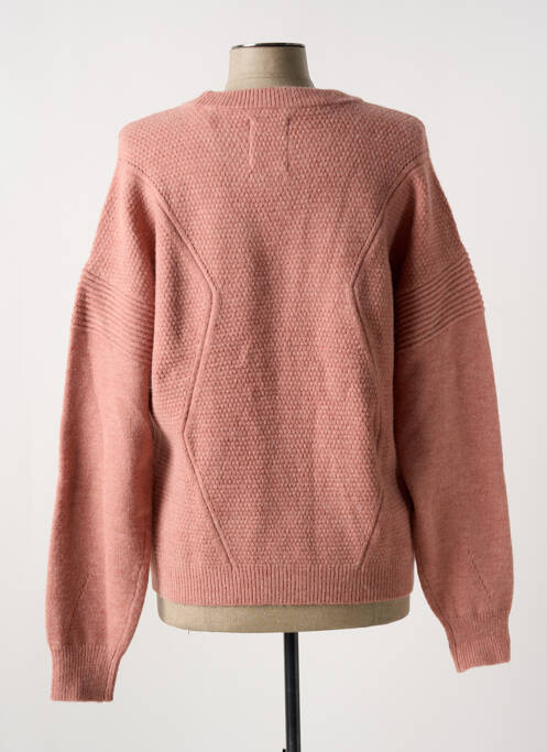 Pull tissage chiné manches longues rose MEXX femme