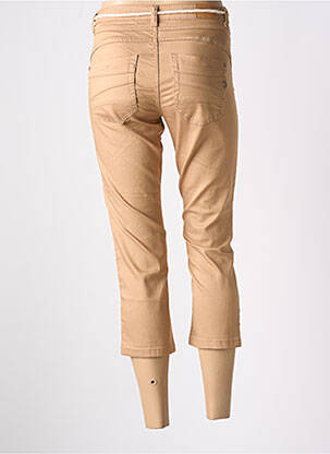 Pantacourt stretch taille normale beige CREAM femme