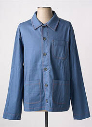 Veste casual fermeture boutonnée sur le devant bleu LAURENCE AIRLINE homme