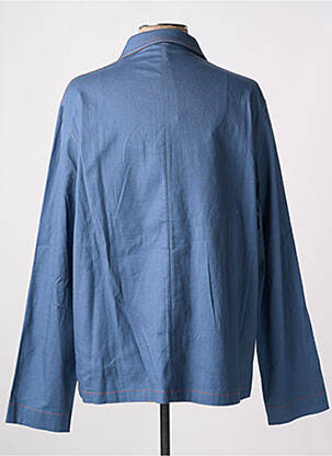 Veste casual fermeture boutonnée sur le devant bleu LAURENCE AIRLINE homme