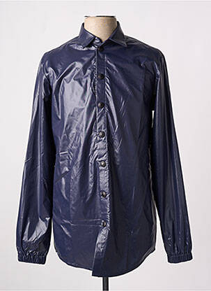 Imperméable manches longues sans capuche bleu LAURENCE AIRLINE femme