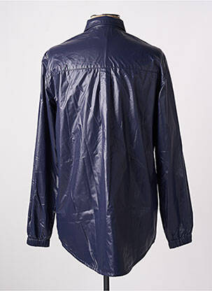 Imperméable manches longues sans capuche bleu LAURENCE AIRLINE femme