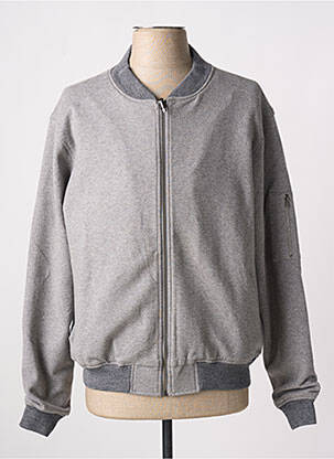 Blouson finition intérieure doublure imprimée gris LAURENCE AIRLINE homme